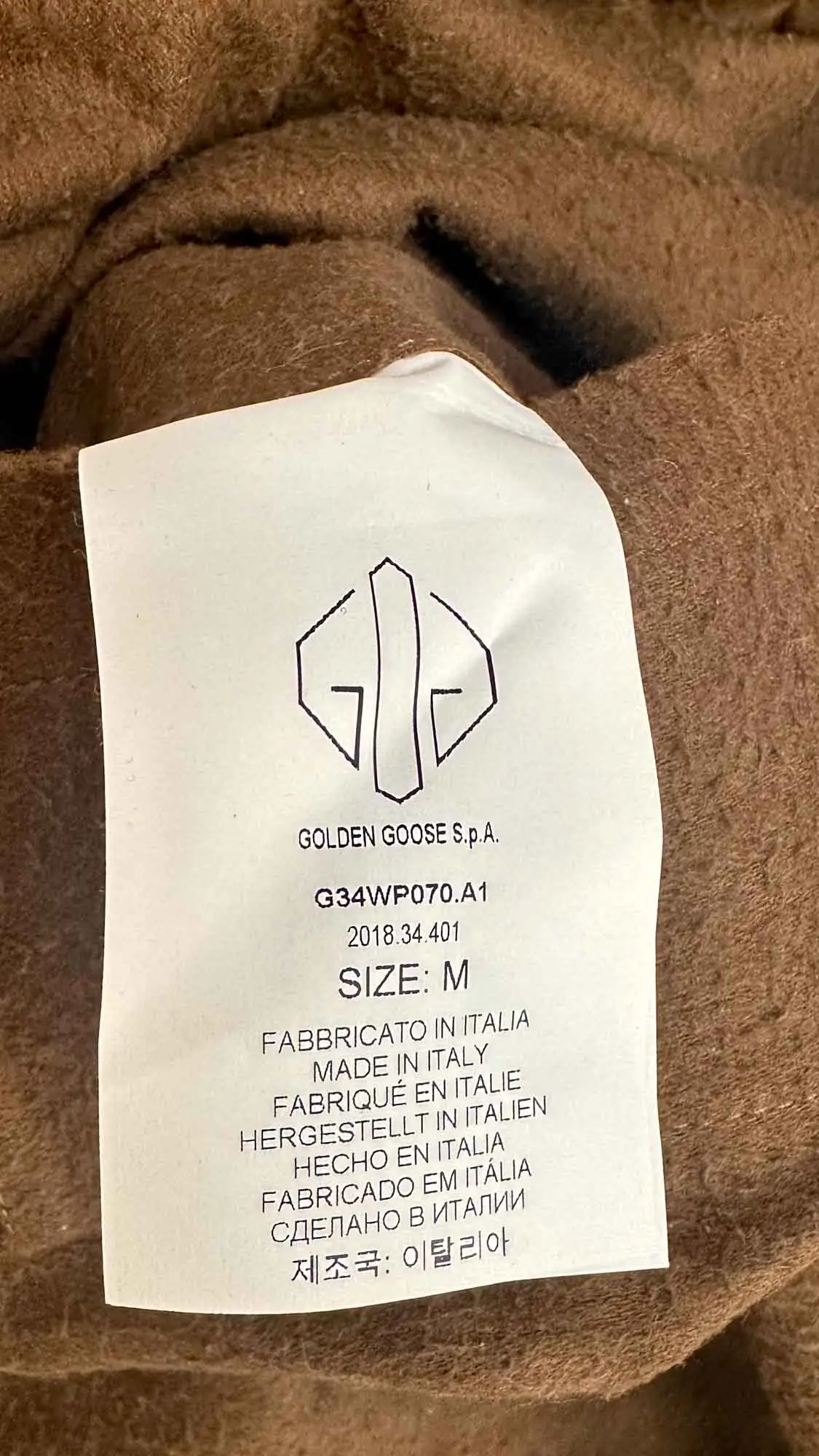 Тренч из хлопка и шелка GOLDEN GOOSE артикул G34WP070-A1